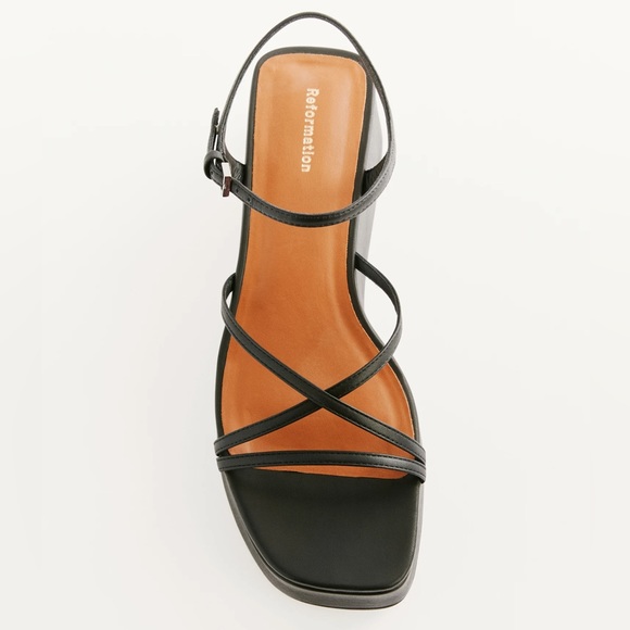 NWT! Reformation Zolanda Platform Strappy Sandals, Size 9 - Picture 4 of 10